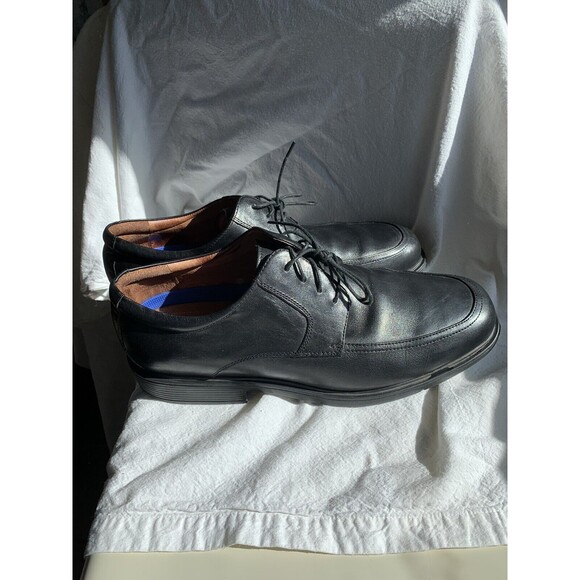 Florsheim Comfortech Black Dress Shoes 13040-001 Plain Toe Size 11.5 D EUC main image 9